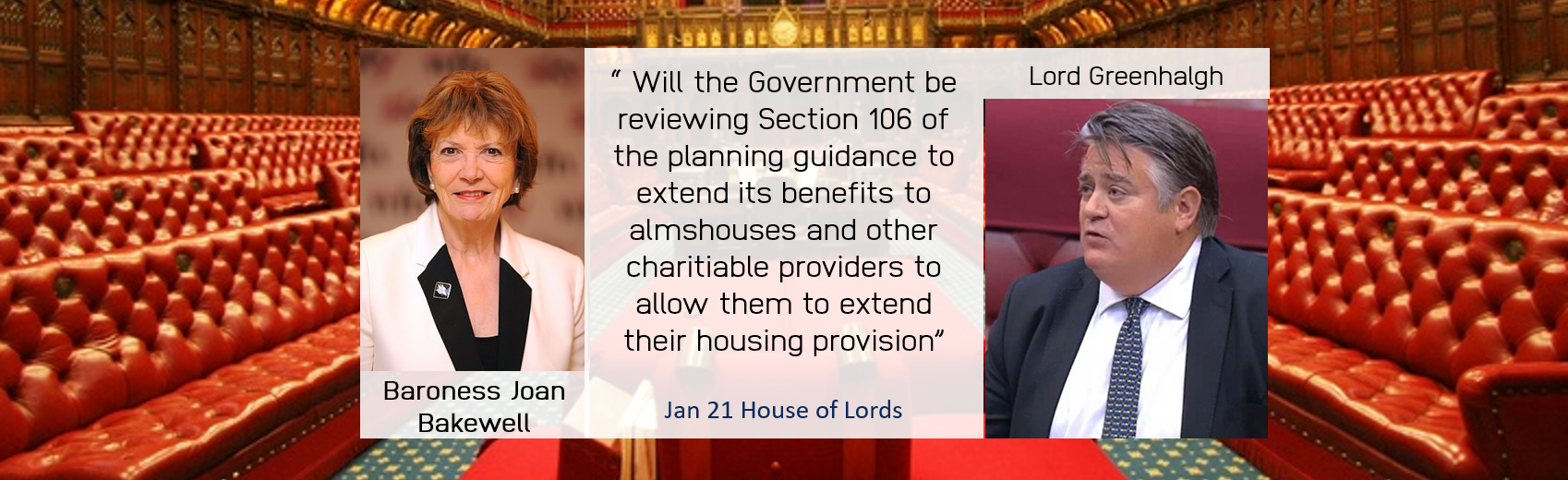 Govt responds to almshouse question in House of Lords
